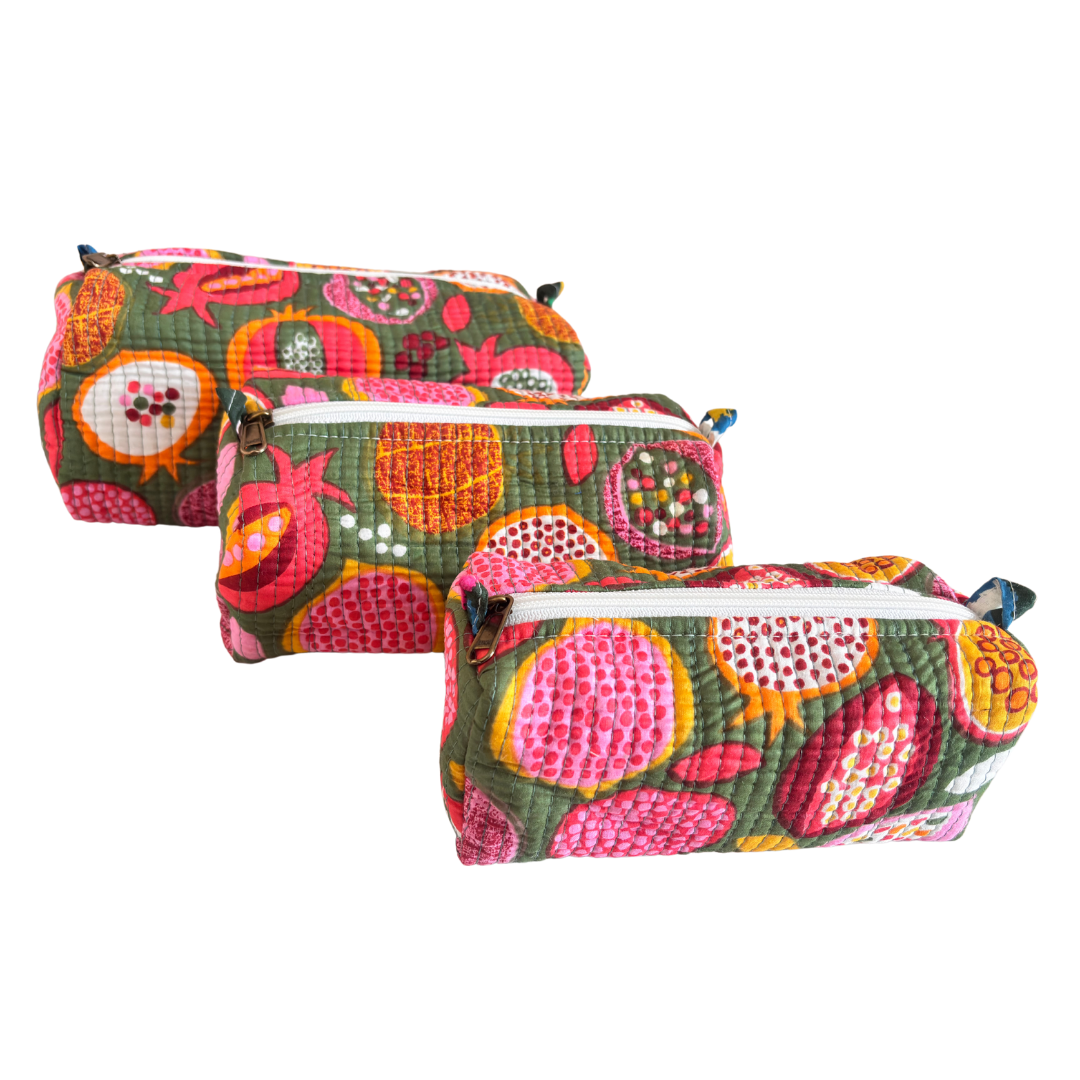 The Alfred Edition Travel Accessory:- Premium Waterproof Quilted Cotton Beauty/Travel Organizer Bag for Men & Women