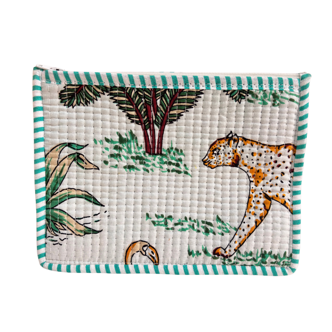 Quilted Cotton Multipurpose Envelope Pouch