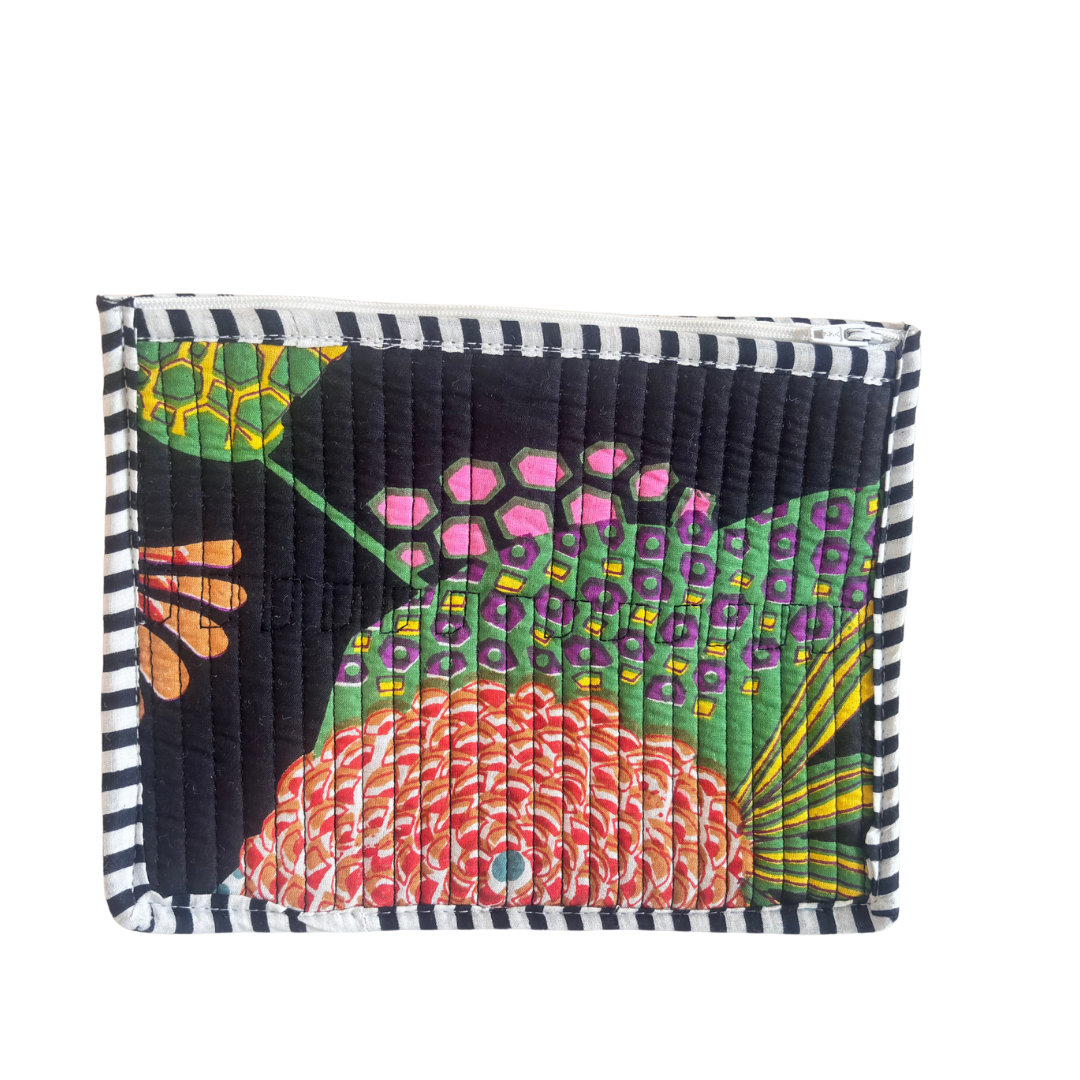 Quilted Cotton Multipurpose Envelope Pouch