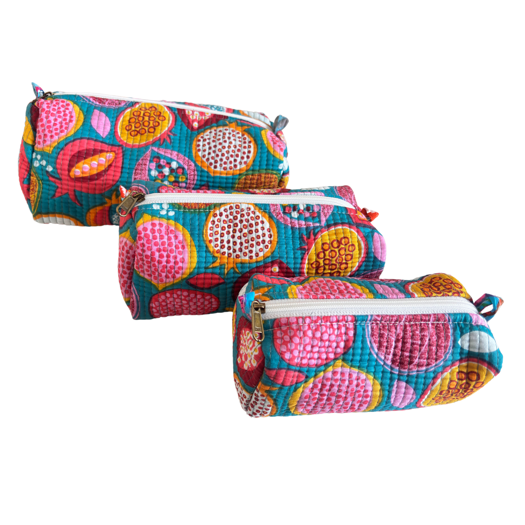 The Alfred Edition Travel Accessory:- Premium Waterproof Quilted Cotton Beauty/Travel Organizer Bag for Men & Women