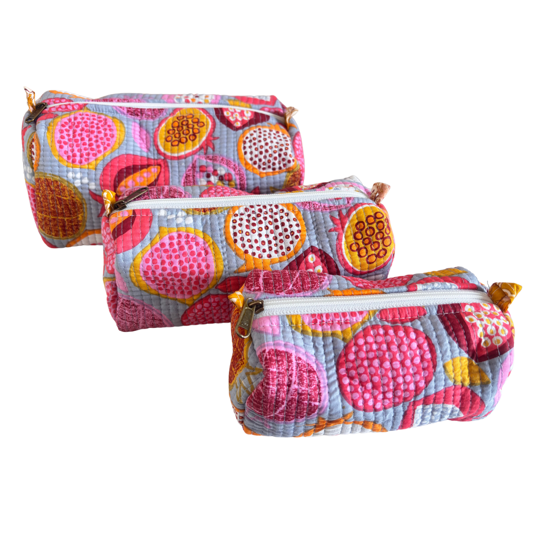 The Alfred Edition Travel Accessory:- Premium Waterproof Quilted Cotton Beauty/Travel Organizer Bag for Men & Women