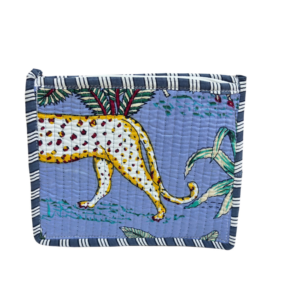 Quilted Cotton Multipurpose Envelope Pouch