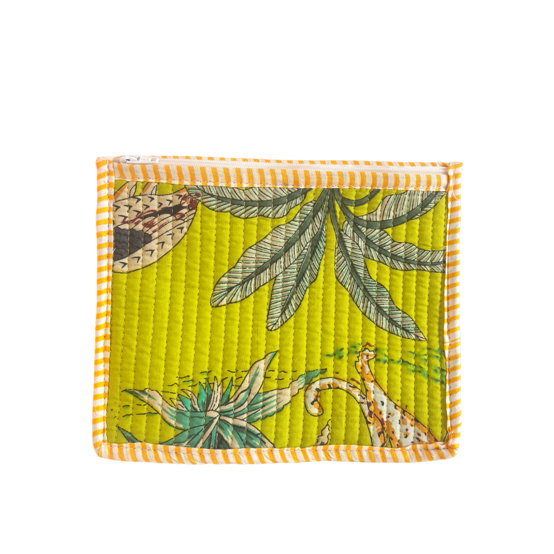 Quilted Cotton Multipurpose Envelope Pouch
