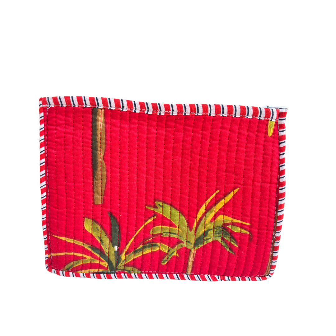 Quilted Cotton Multipurpose Envelope Pouch