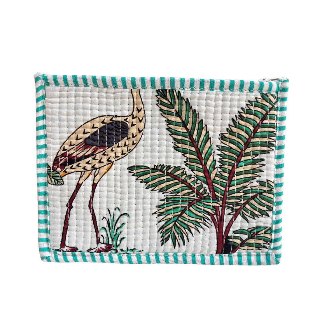 Quilted Cotton Multipurpose Envelope Pouch