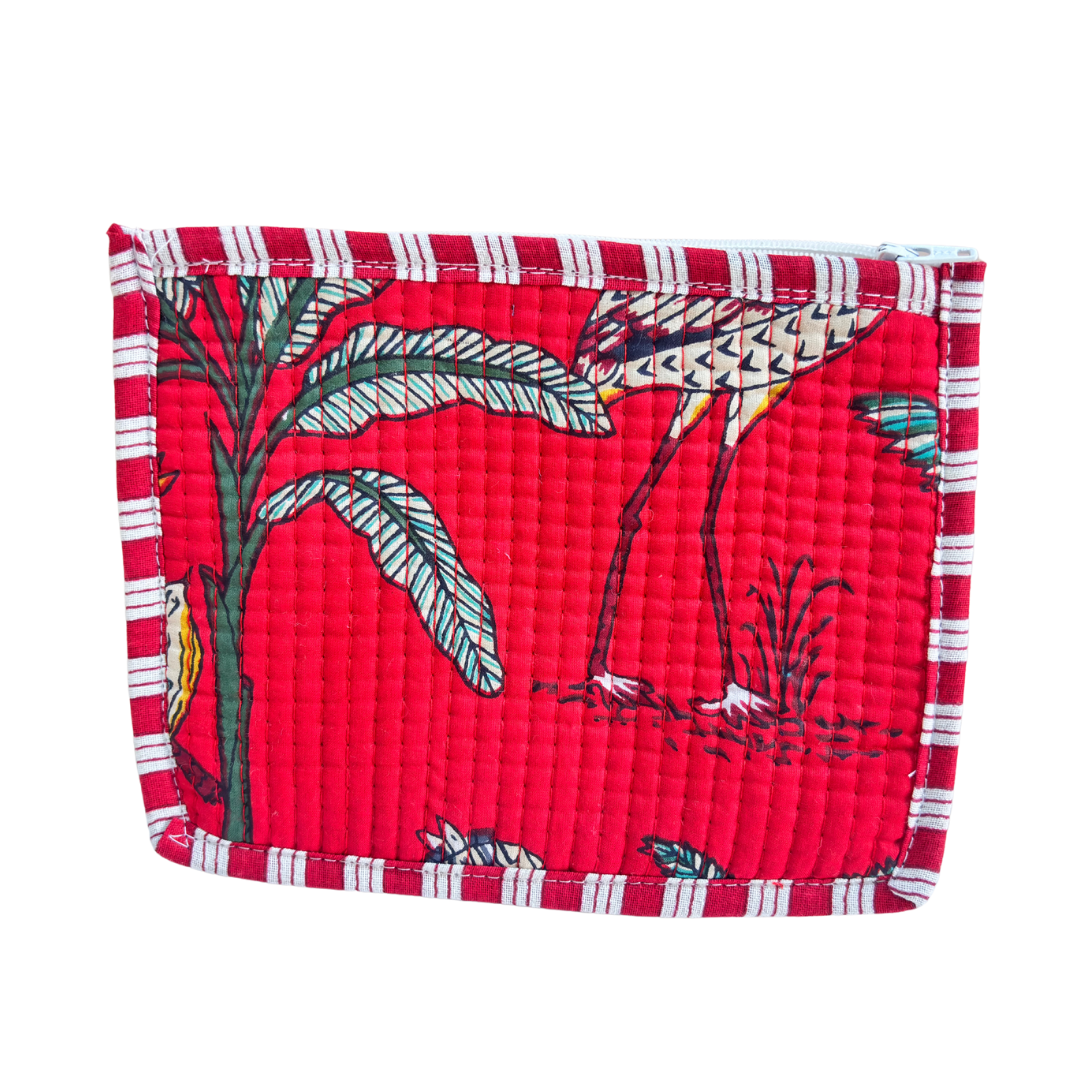 Quilted Cotton Multipurpose Envelope Pouch