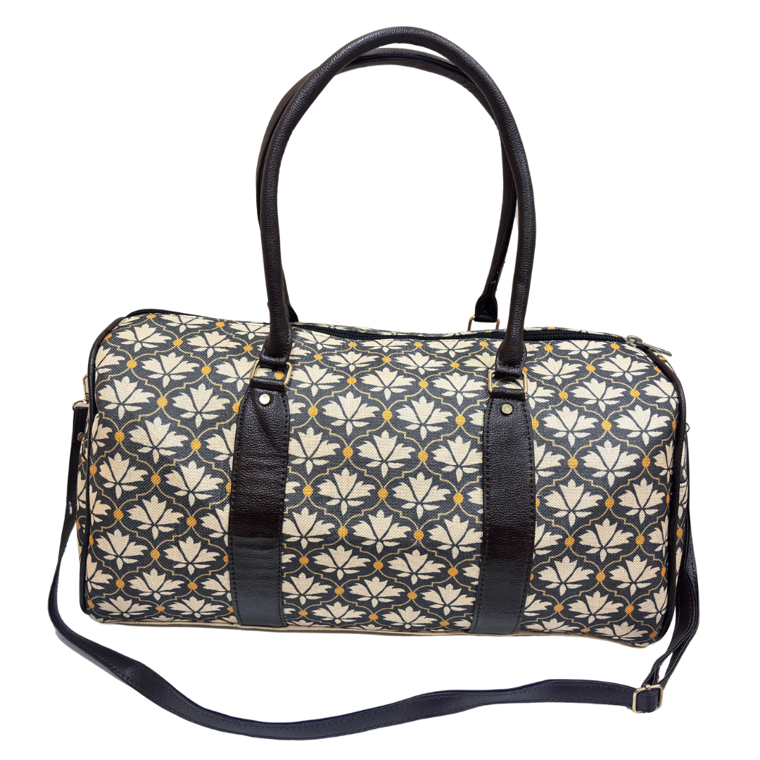 The Udaipur Lotus Duffle - Moonlight Palace Collection