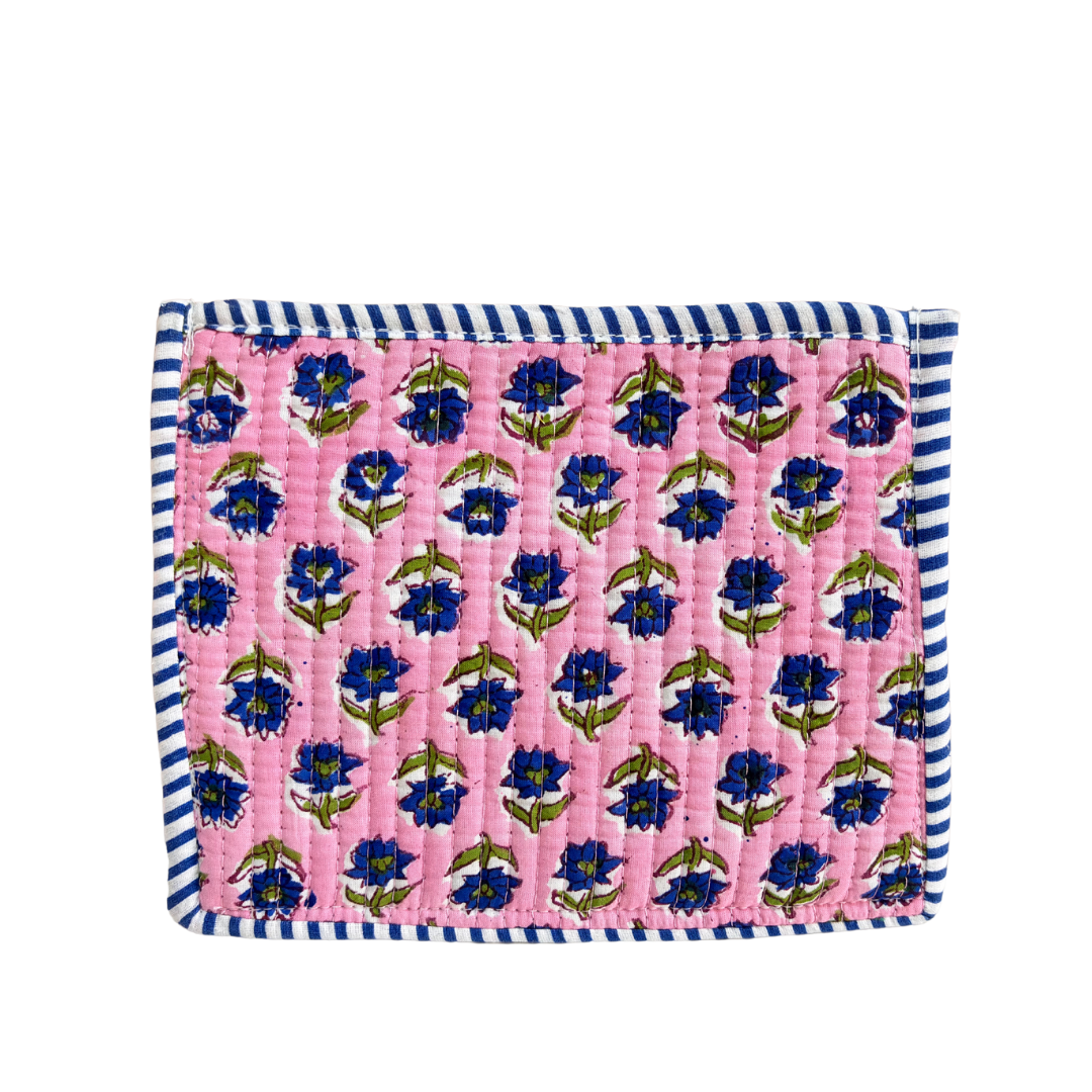 Quilted Cotton Multipurpose Envelope Pouch