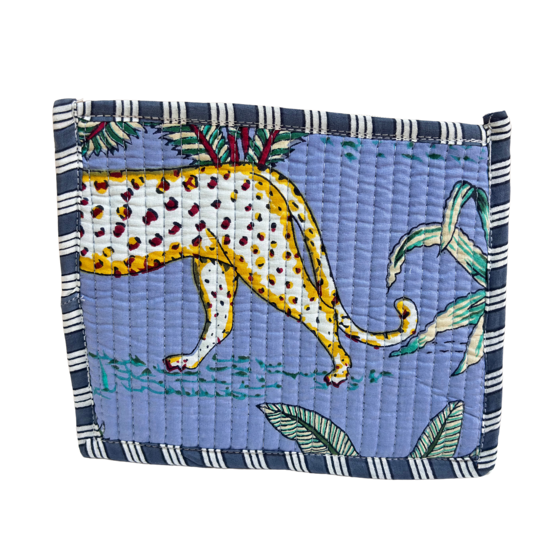 Quilted Cotton Multipurpose Envelope Pouch
