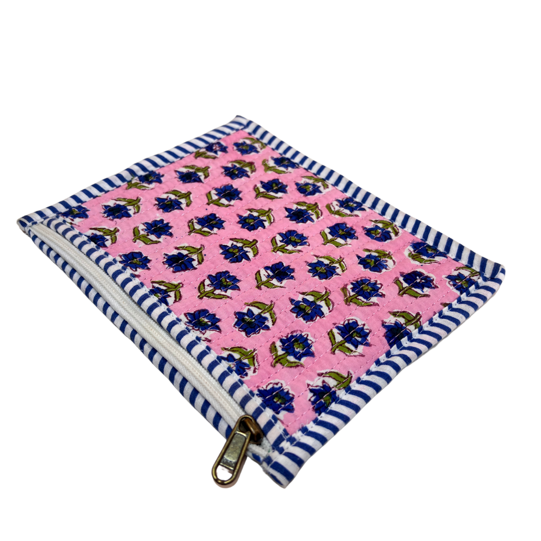 Quilted Cotton Multipurpose Envelope Pouch