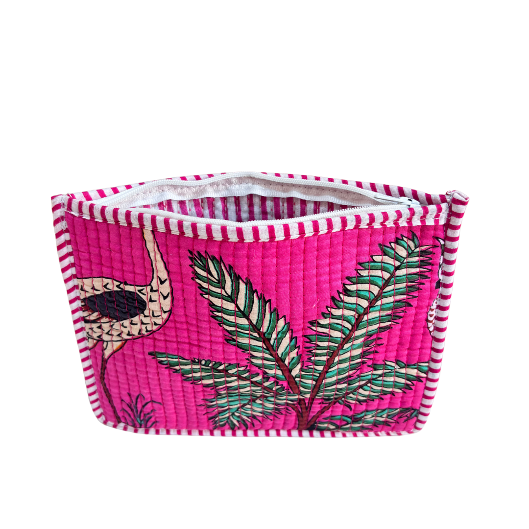Quilted Cotton Multipurpose Envelope Pouch