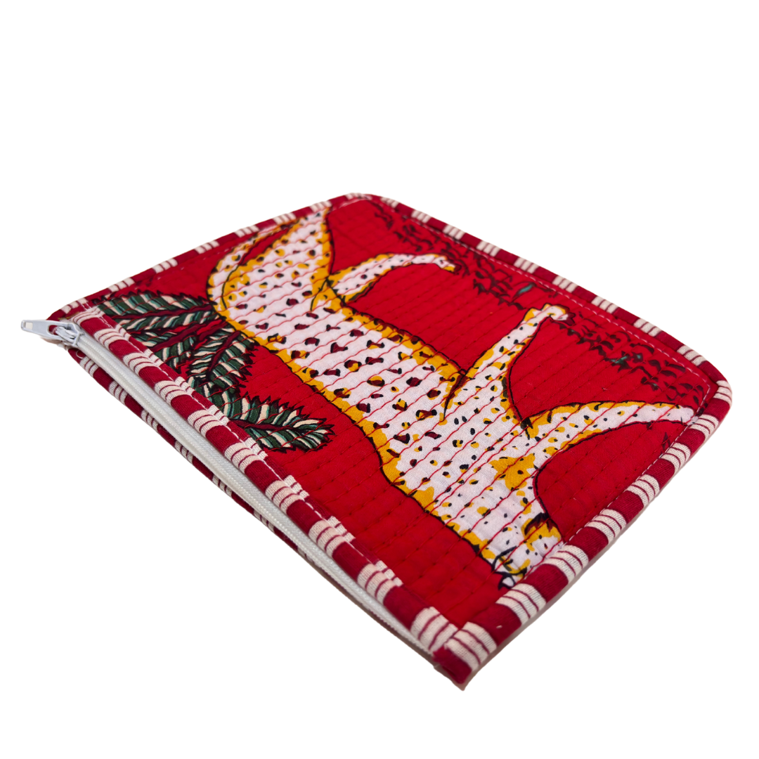 Quilted Cotton Multipurpose Envelope Pouch