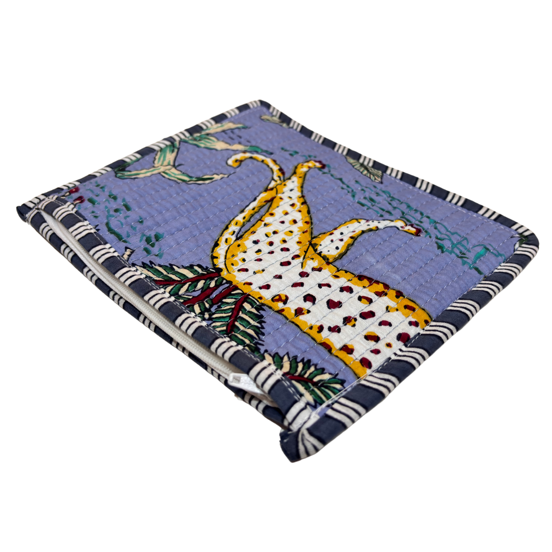 Quilted Cotton Multipurpose Envelope Pouch