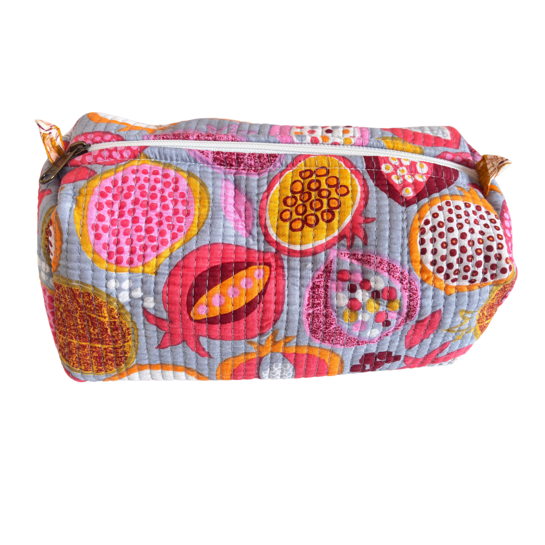 The Alfred Edition Travel Accessory:- Premium Waterproof Quilted Cotton Beauty/Travel Organizer Bag for Men & Women