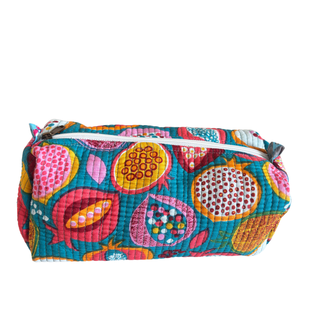 The Alfred Edition Travel Accessory:- Premium Waterproof Quilted Cotton Beauty/Travel Organizer Bag for Men & Women