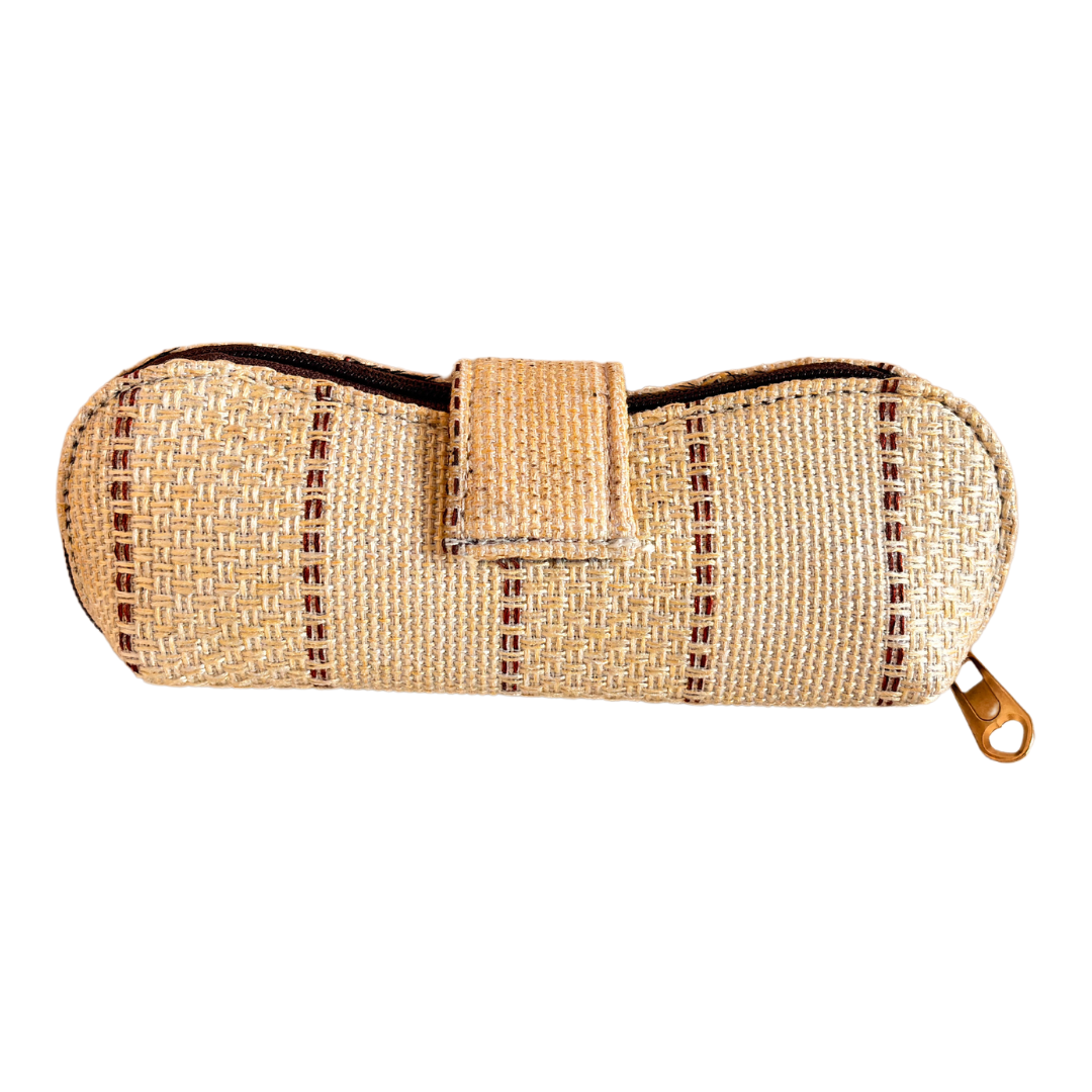 Handcrafted Jute Sunglass Case