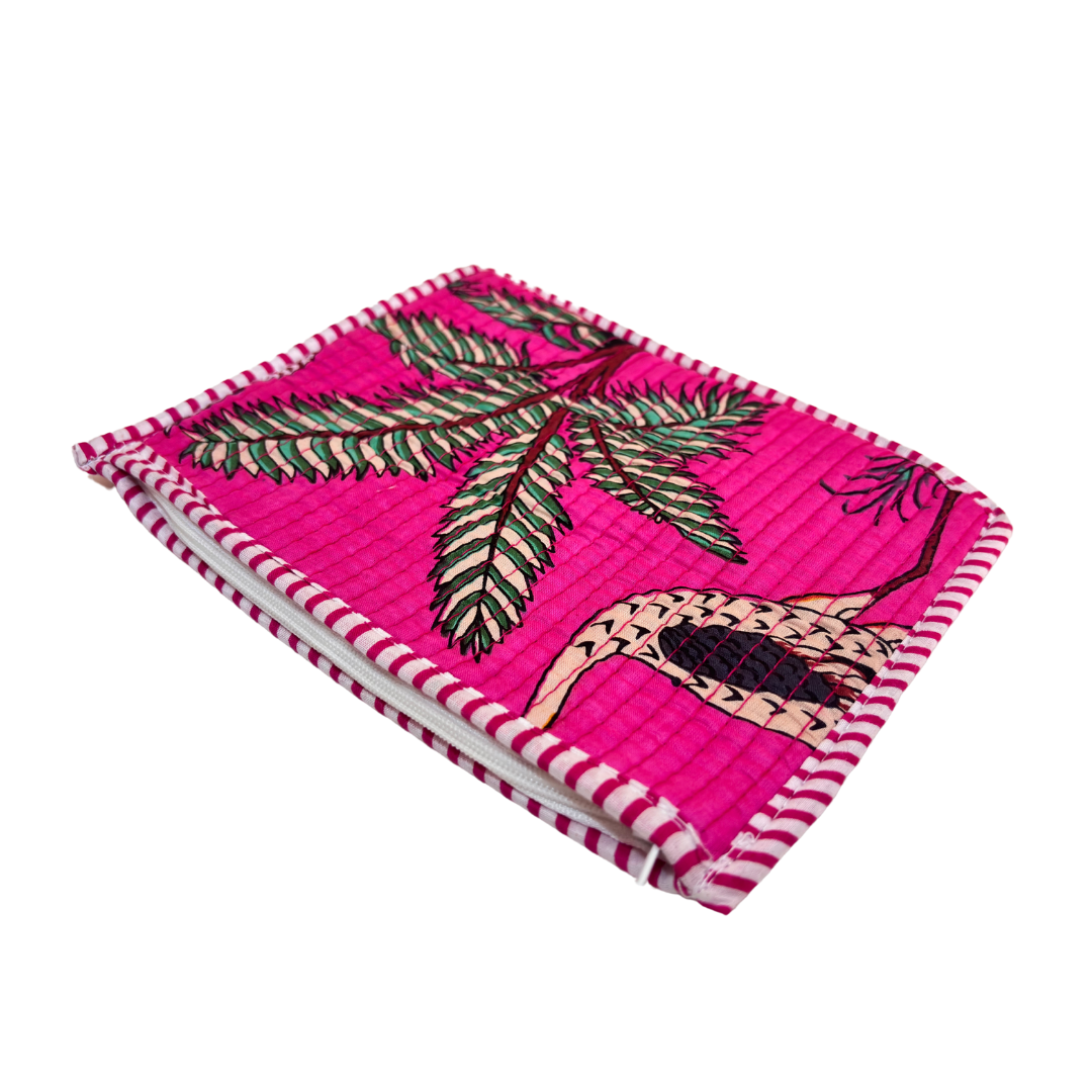 Quilted Cotton Multipurpose Envelope Pouch