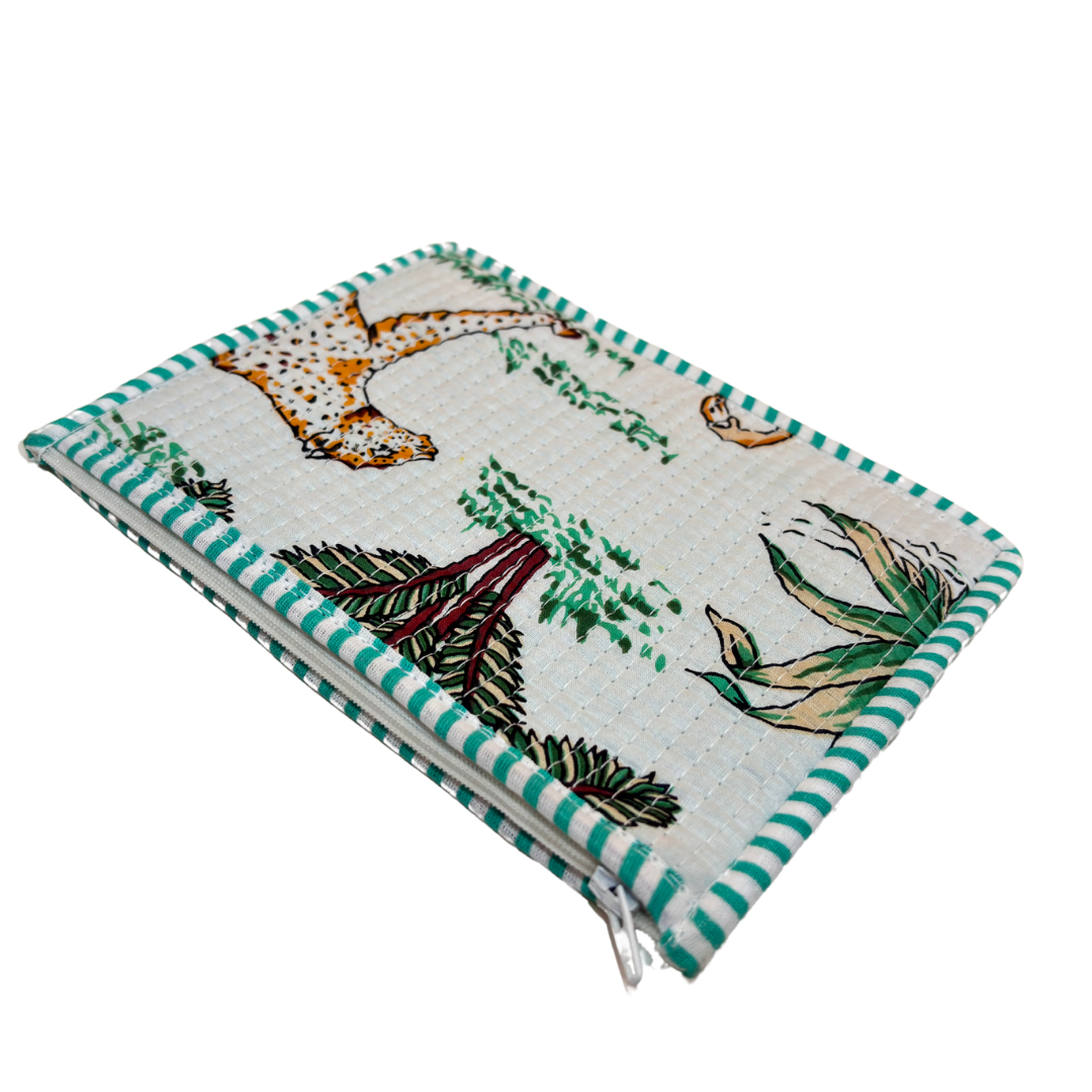 Quilted Cotton Multipurpose Envelope Pouch