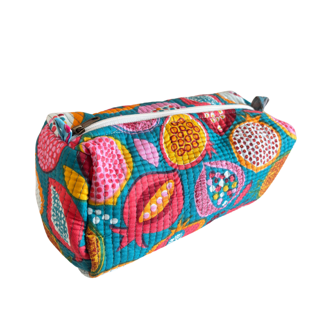 The Alfred Edition Travel Accessory:- Premium Waterproof Quilted Cotton Beauty/Travel Organizer Bag for Men & Women