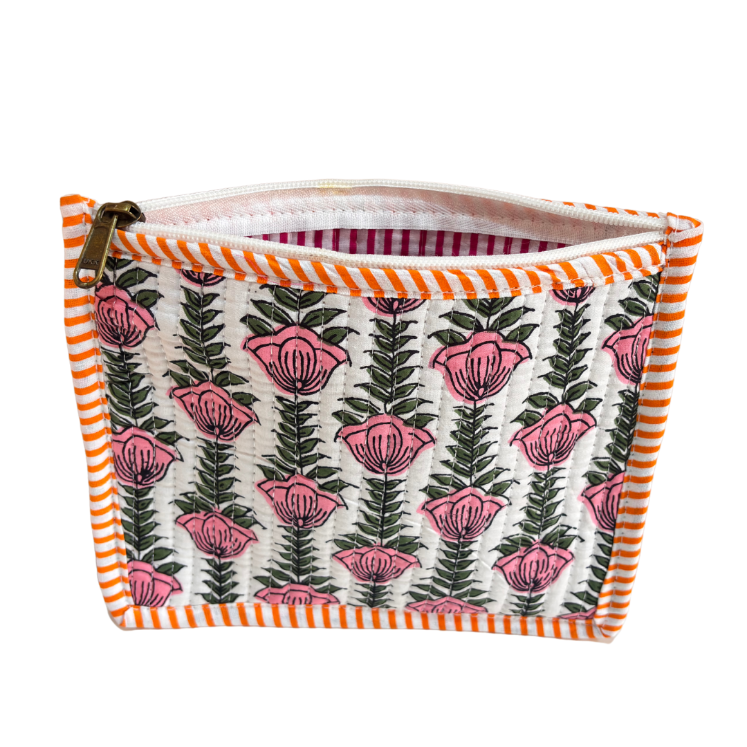 Quilted Cotton Multipurpose Envelope Pouch