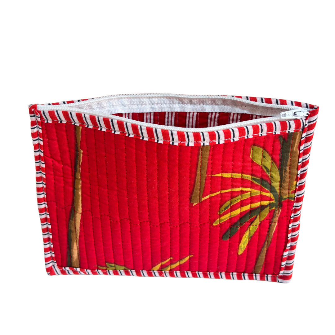 Quilted Cotton Multipurpose Envelope Pouch