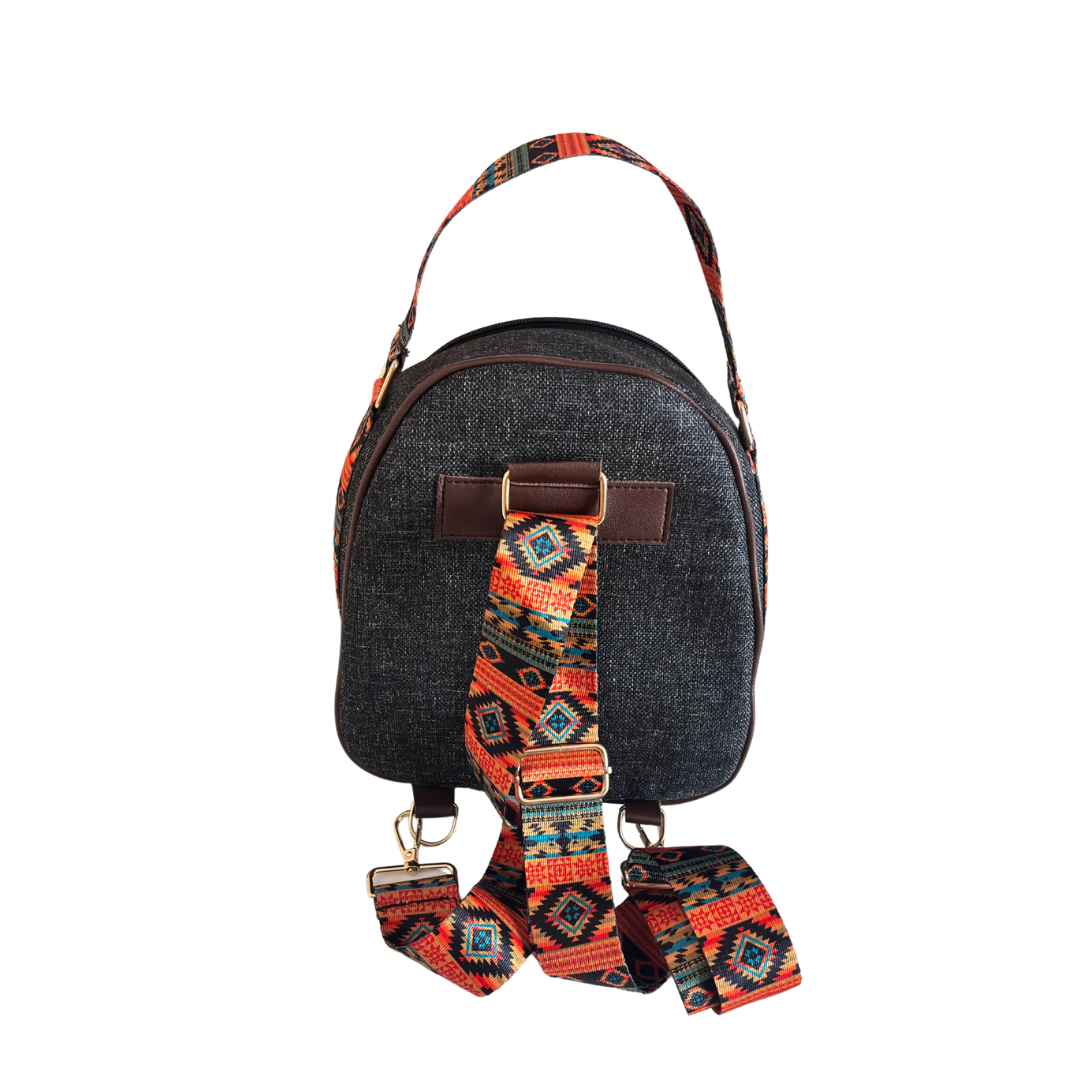 The Himalyan Trailblazer Edition:- Premium Mini Jute Backpack with Broadbelt