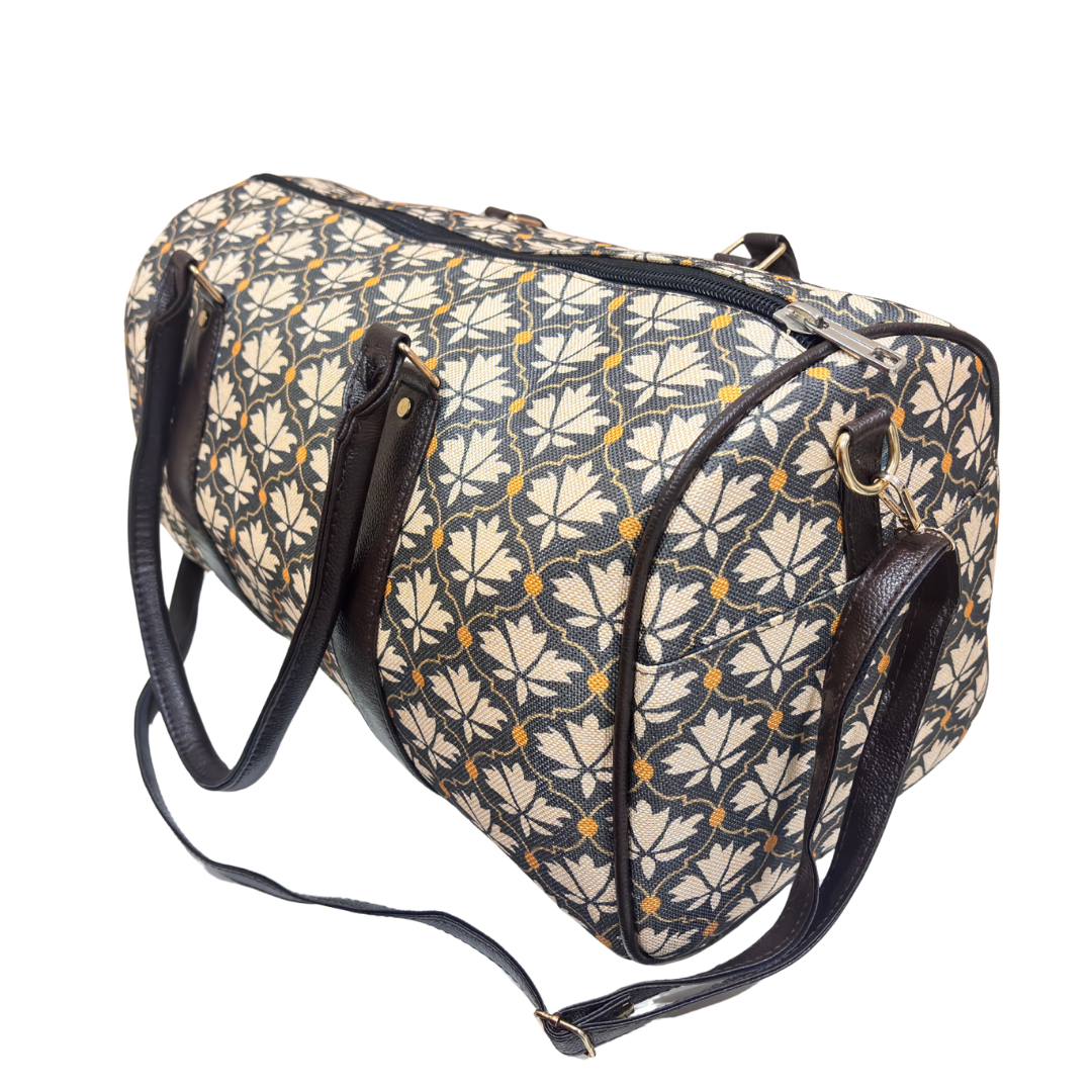 The Udaipur Lotus Duffle - Moonlight Palace Collection