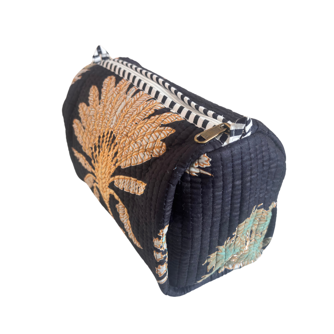 The Alfred Edition Travel Accessory:- Premium Waterproof Quilted Cotton Beauty/Travel Organizer Bag for Men & Women