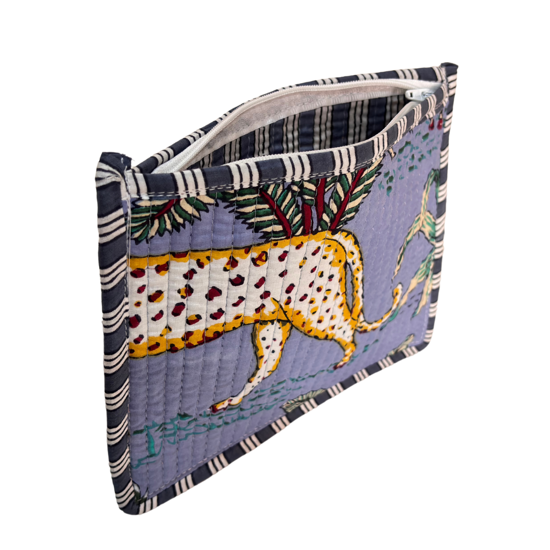 Quilted Cotton Multipurpose Envelope Pouch