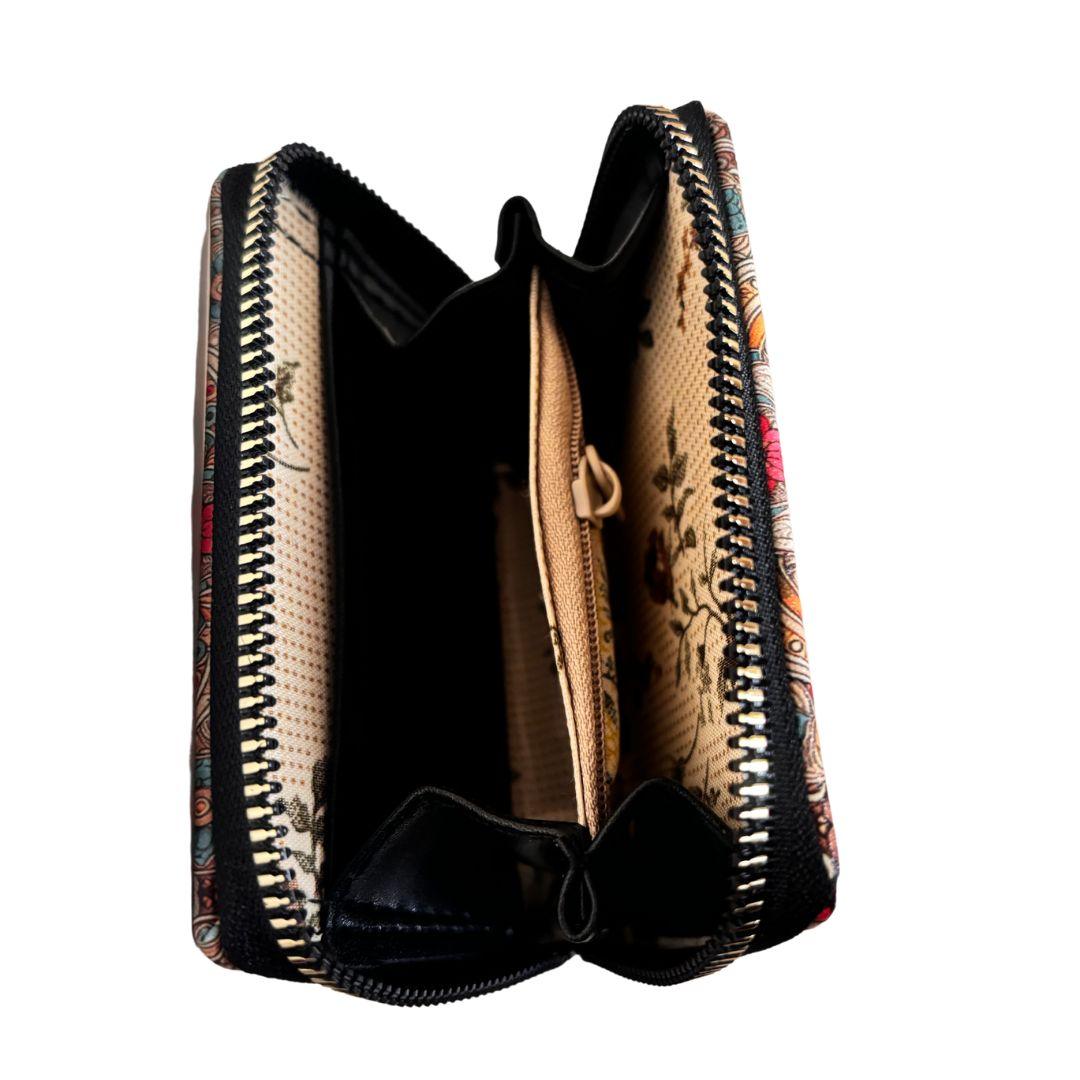 Women's Paisa Wasool Ethnic Patterned Elephant Coin Wallet - The House of RajPadmini