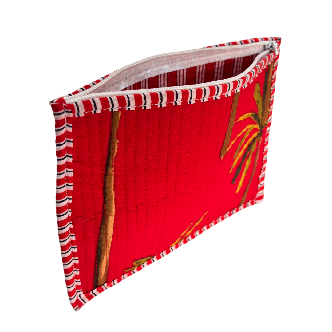 Quilted Cotton Multipurpose Envelope Pouch