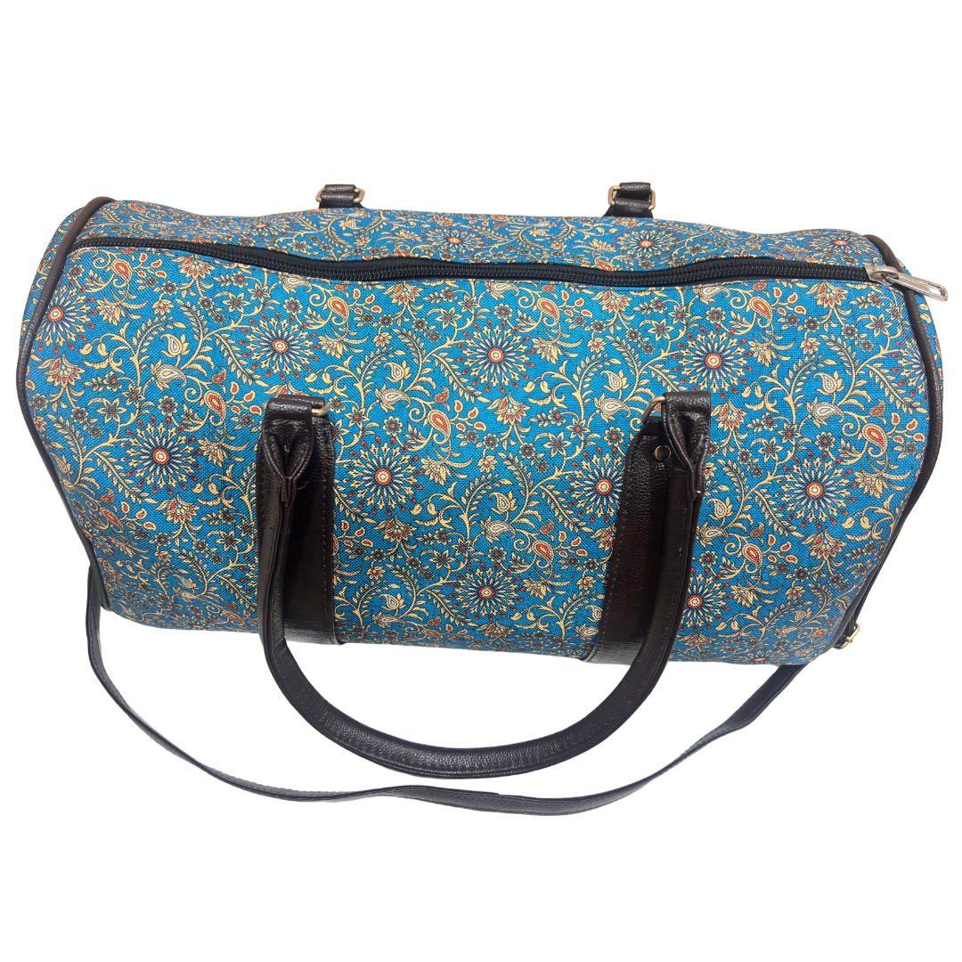 The Maharani Voyager Duffle Bag - Azure Dreams Collection