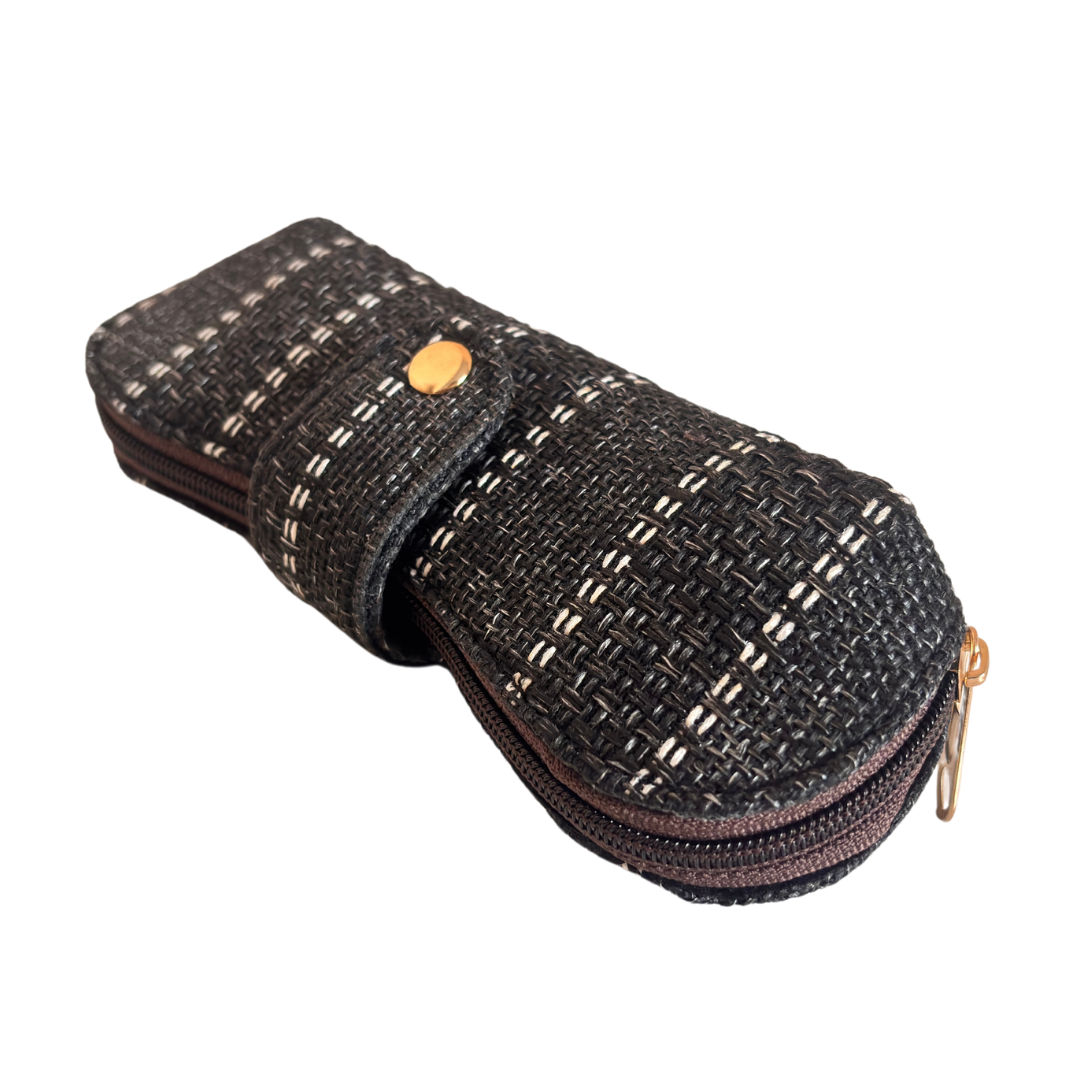 Handcrafted Jute Sunglass Case