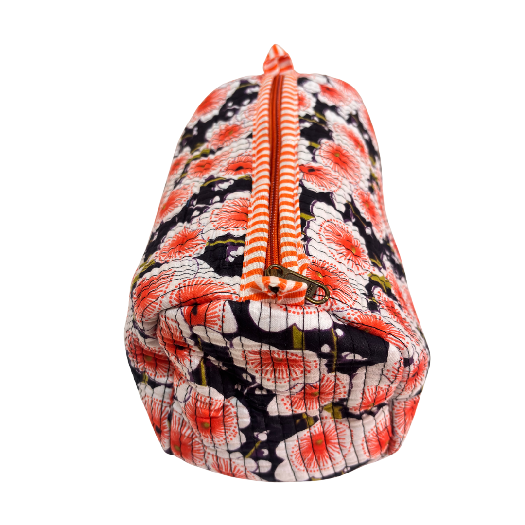 4-in-1 Festive Gifting COMBO : Premium Quilted Tote Bag + 3 Waterproof Pouches = Your Complete Organization Solution!