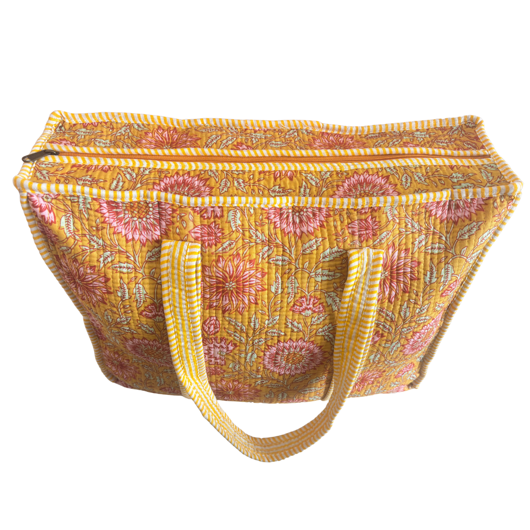 The Bazaar Bhoot Edition:- Premium Cotton Quilted Shopping Tote Bag
