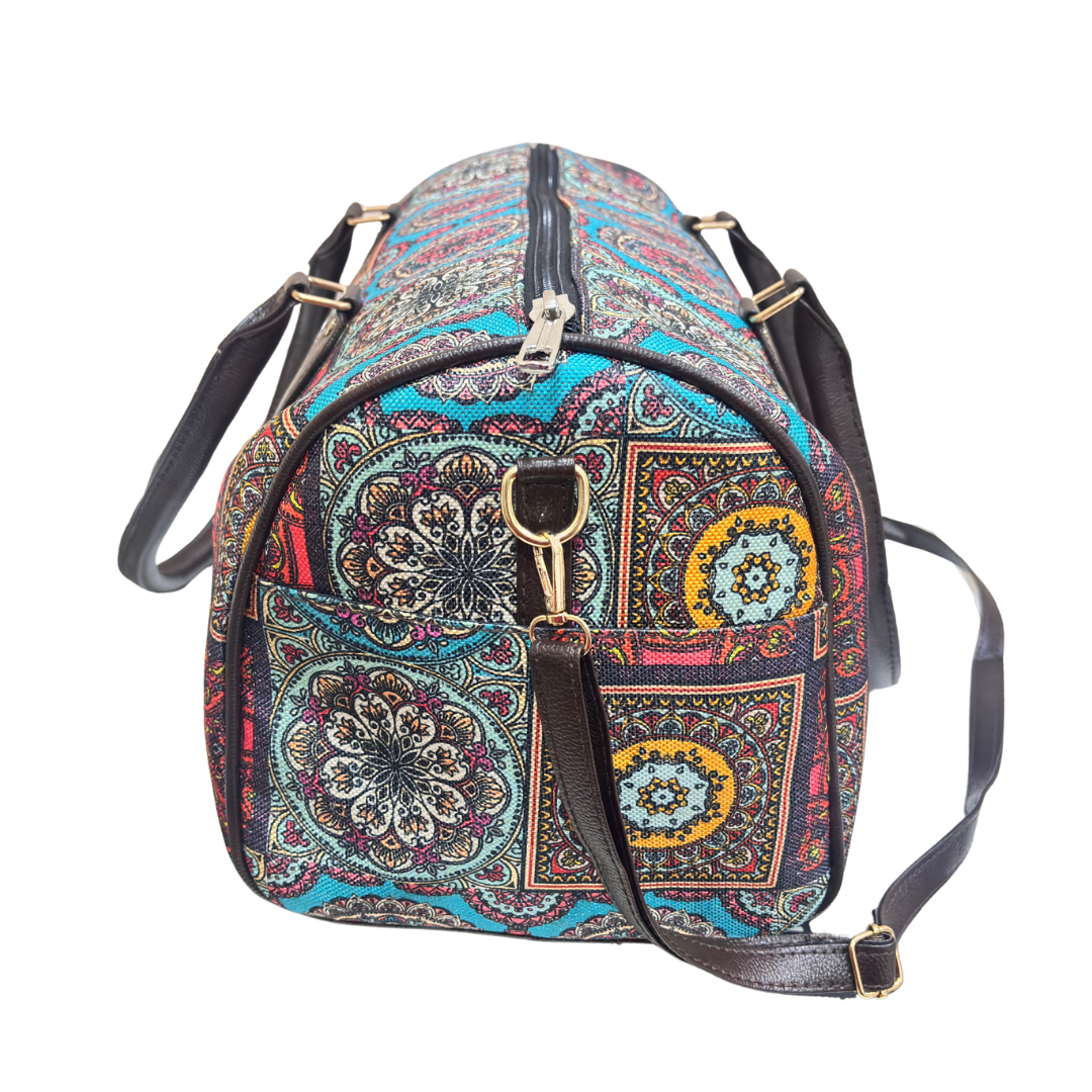 The Jaipur Mandala Duffle - Bazaar of Dreams Collection
