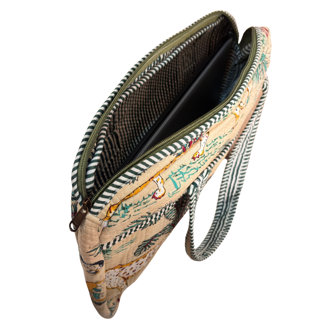 The House of RajPadmini Quilted Laptop Sleeve