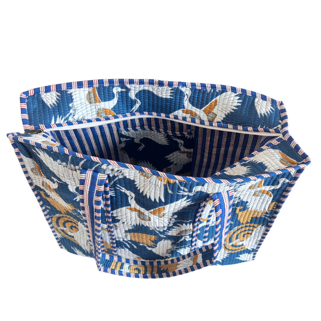 The Bazaar Bhoot Edition:- Premium Cotton Quilted Shopping Tote Bag
