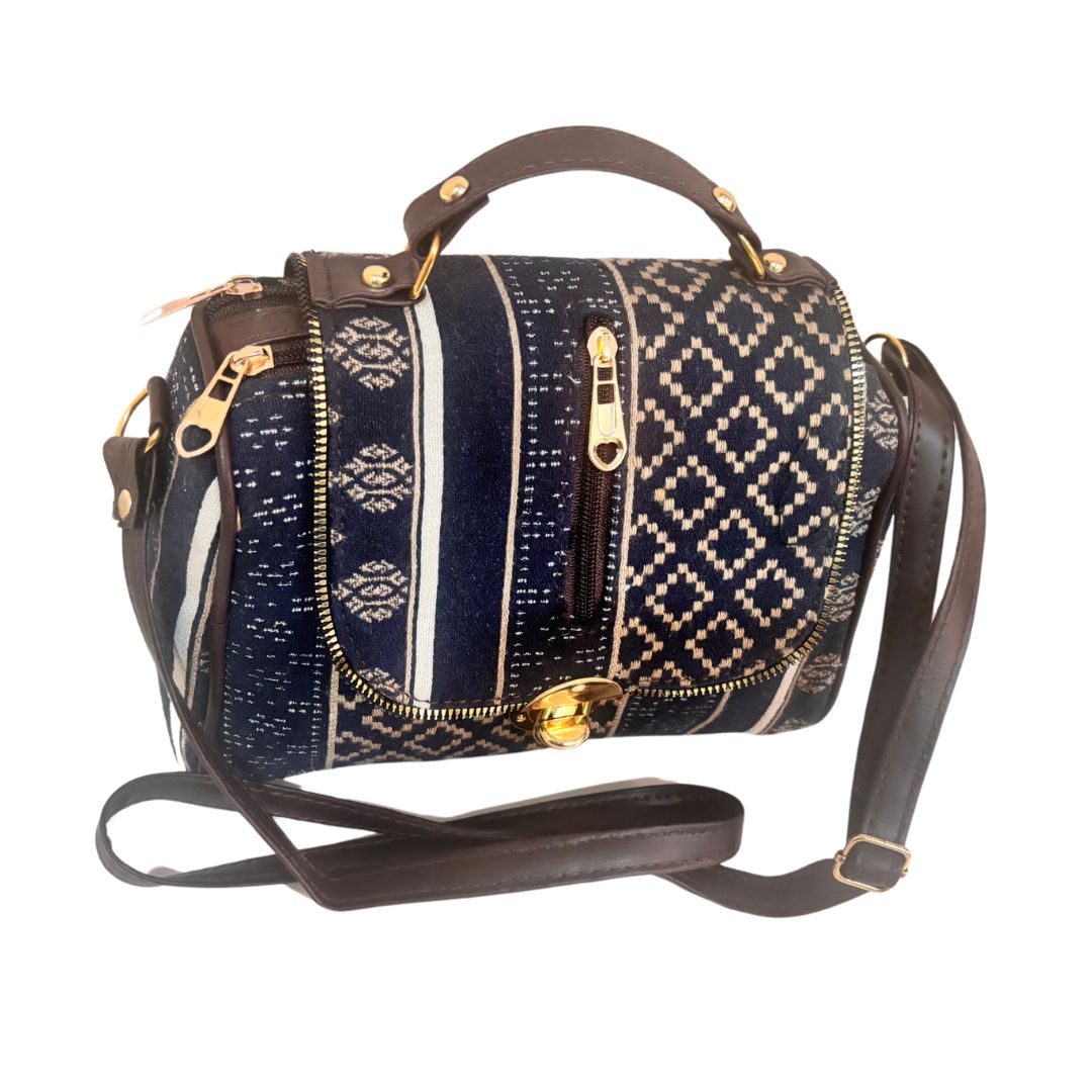 The Lightweight Fashion Fix:- Women's Premium Blue Sling Bag - The House of RajPadmini