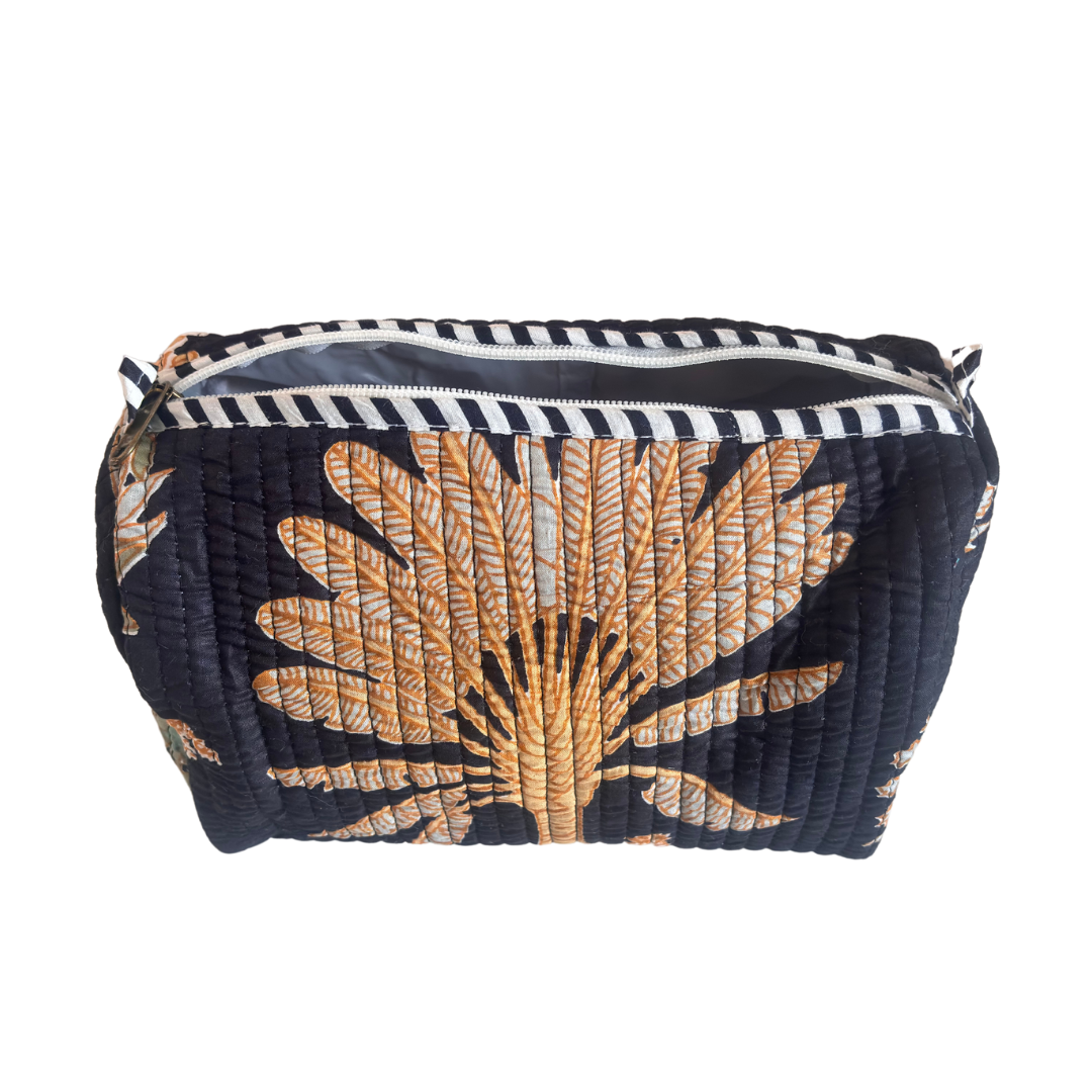The Alfred Edition Travel Accessory:- Premium Waterproof Quilted Cotton Beauty/Travel Organizer Bag for Men & Women