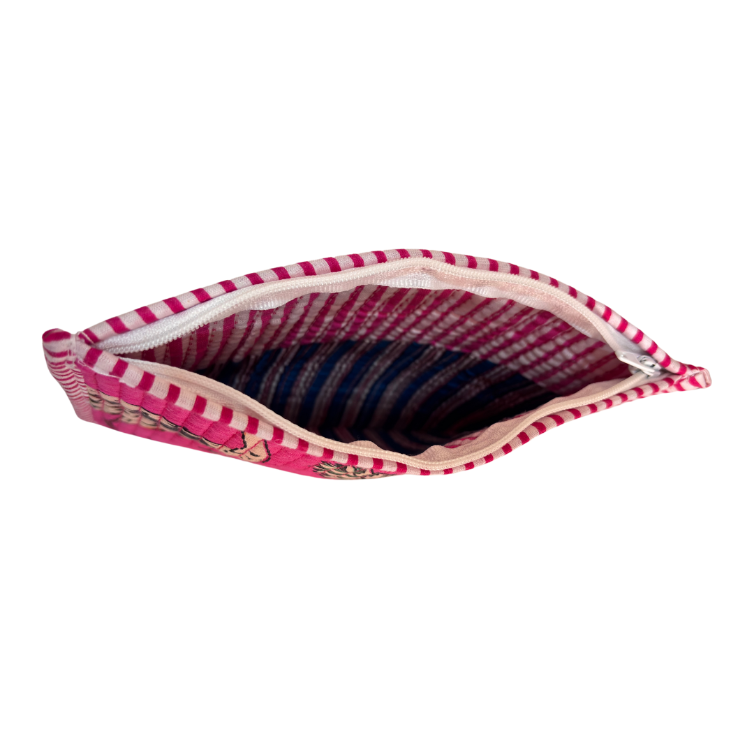 Quilted Cotton Multipurpose Envelope Pouch
