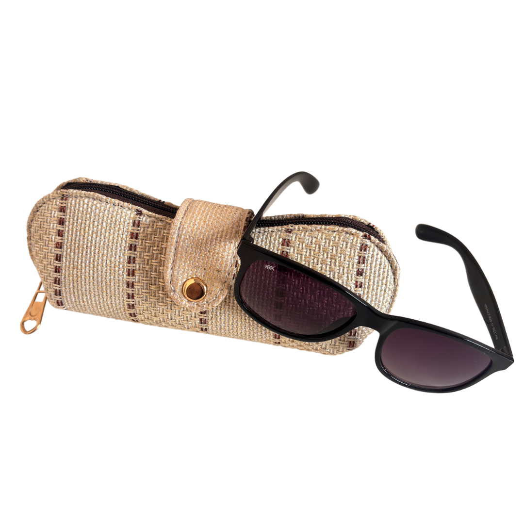 Handcrafted Jute Sunglass Case