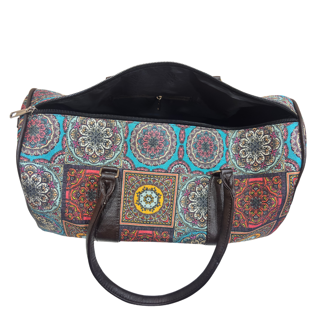 The Jaipur Mandala Duffle - Bazaar of Dreams Collection