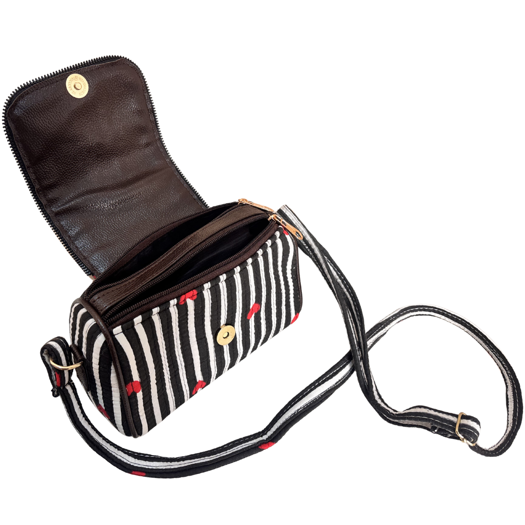 RajPadmini Handcrafted Quilted Cotton Sling Bag