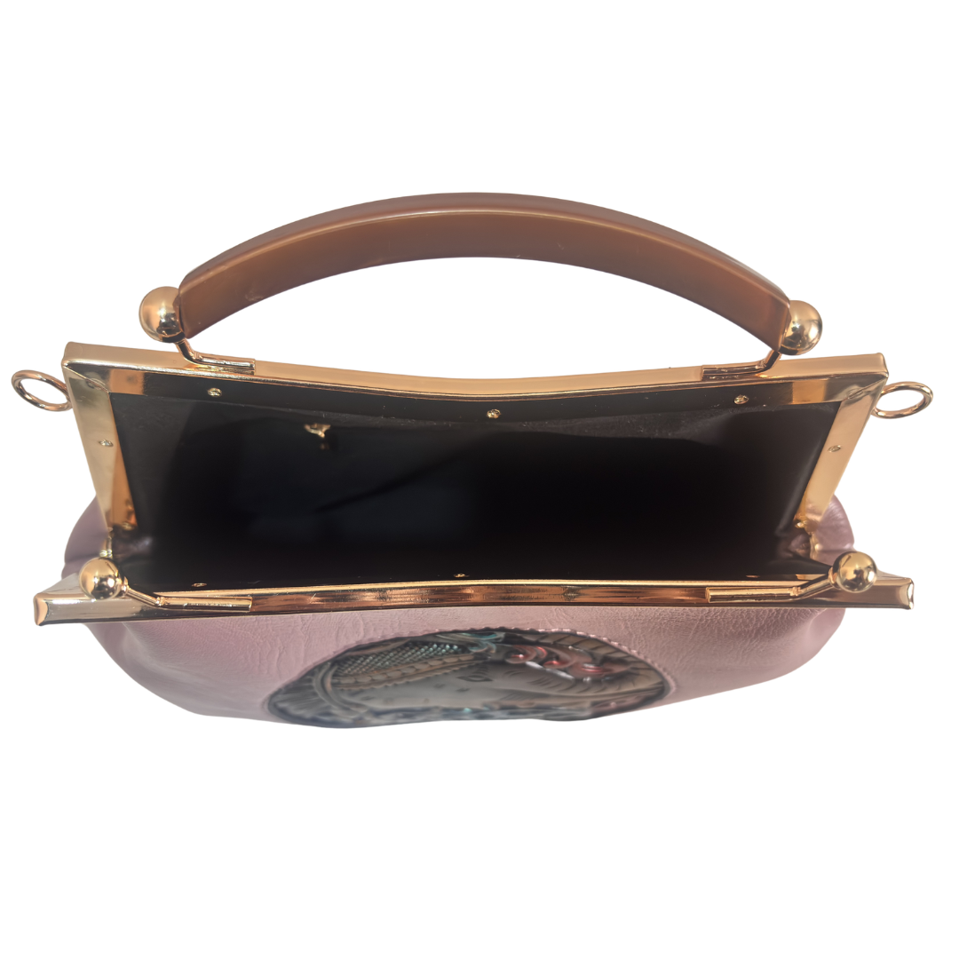 Metal Elephant Satchel Bag for Women | Handcrafted Sling Handbag with Top Handle | Ethnic & Festive | The House of RajPadmini