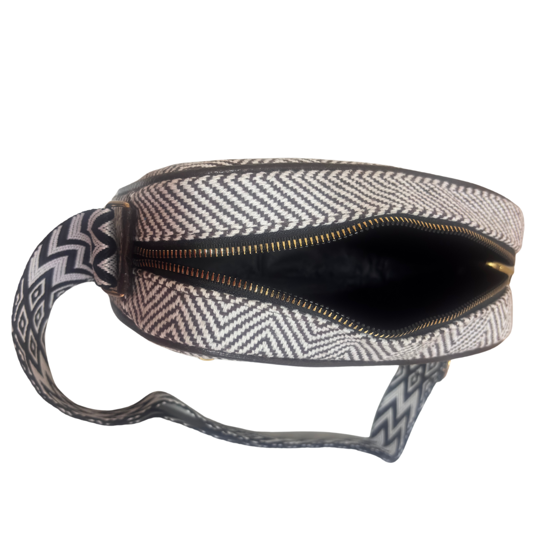 The RajPadmini Planet-Friendly Brown Hemp Adventure Sling Bag