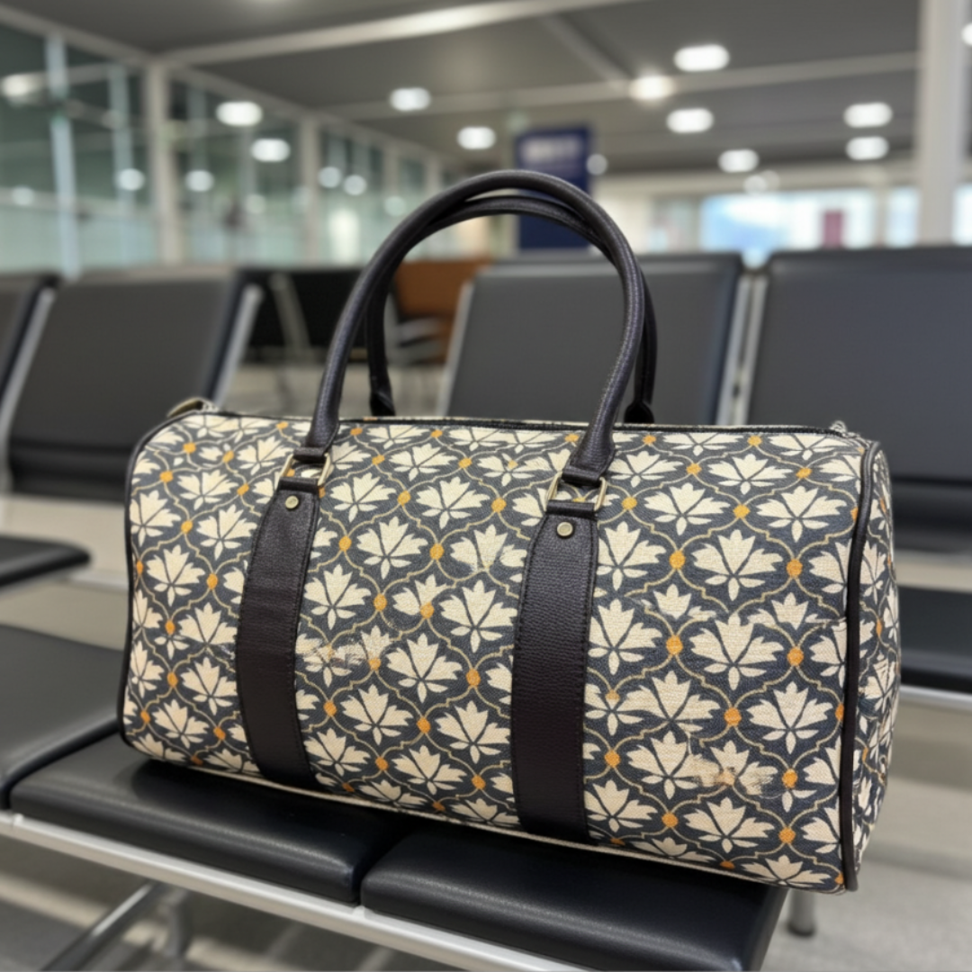 The Udaipur Lotus Duffle - Moonlight Palace Collection