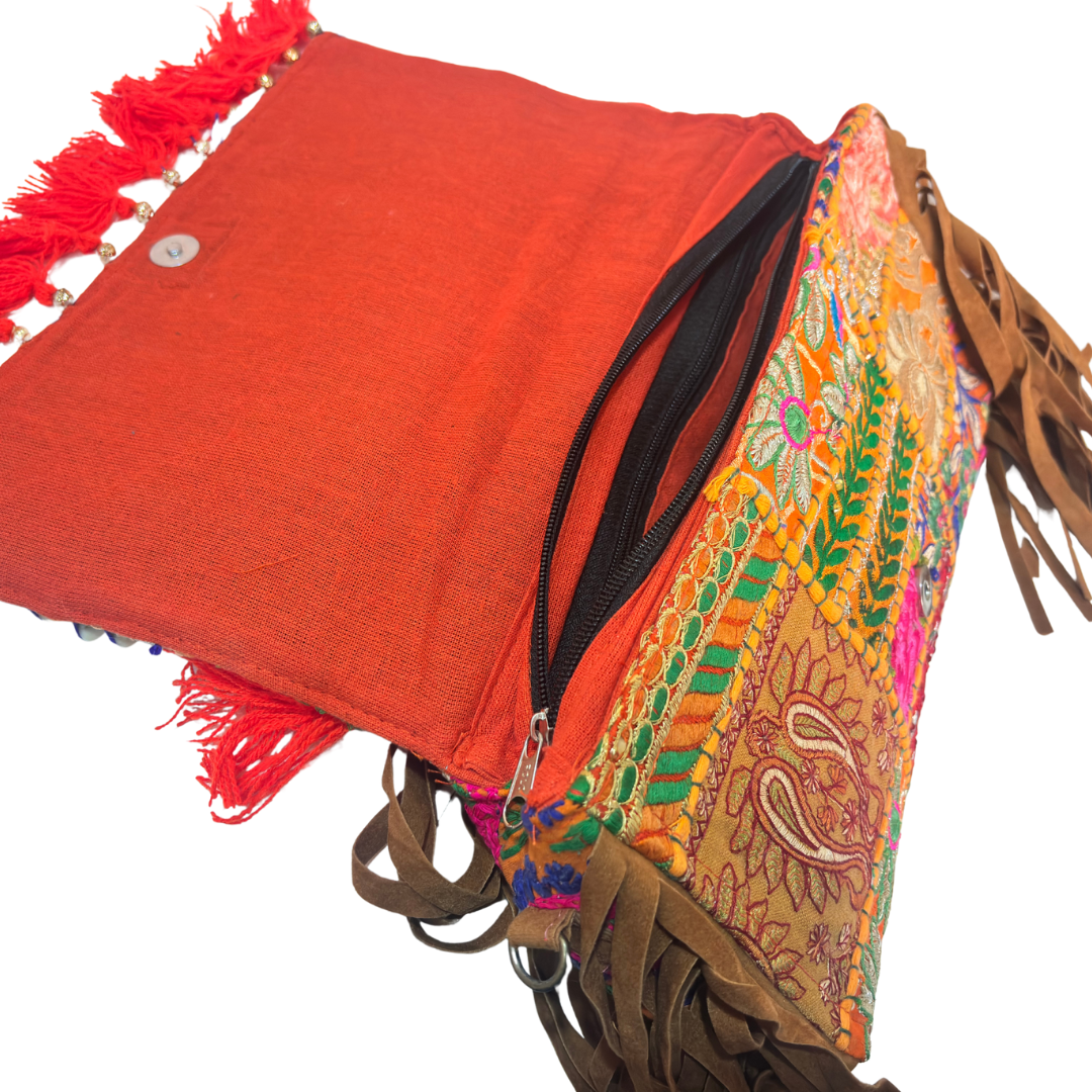 The House of RajPadmini Handmade Banjara Crossbody Bag