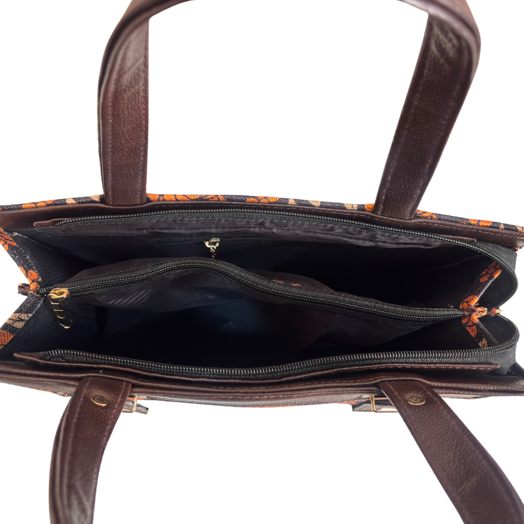 The Royal Rajwada Edition:- Women's Multicolor Handbag convertible Sling with complimentary Pouch