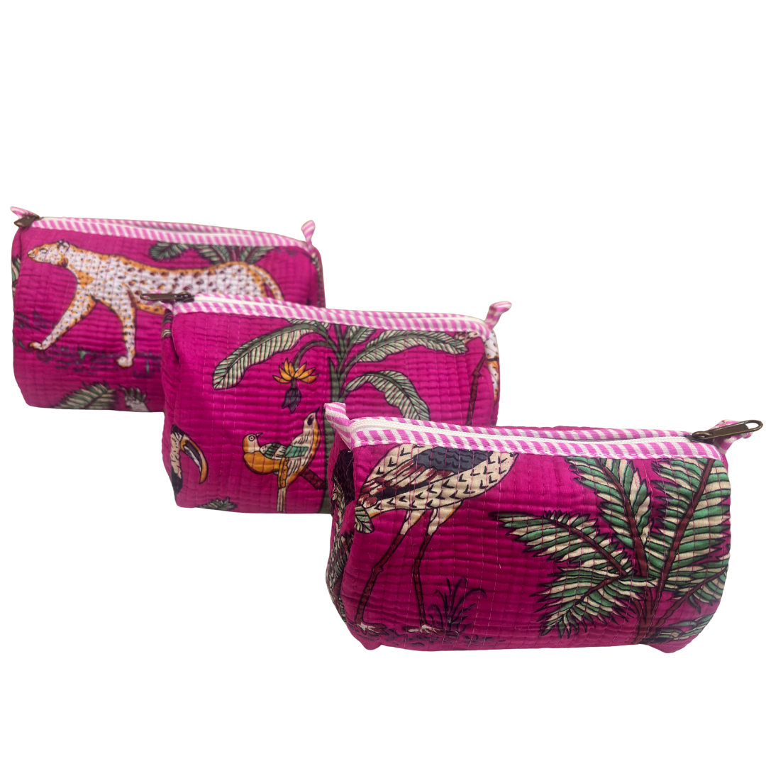 RajPadmini 4-in-1 Super Mom's Edition COMBO : Premium Quilted Tote Bag + 3 Waterproof Pouches = Your Complete Organization Solution!